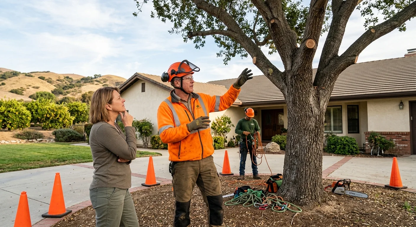 Finished Tree Service system setup by Santa Paula Tree Services