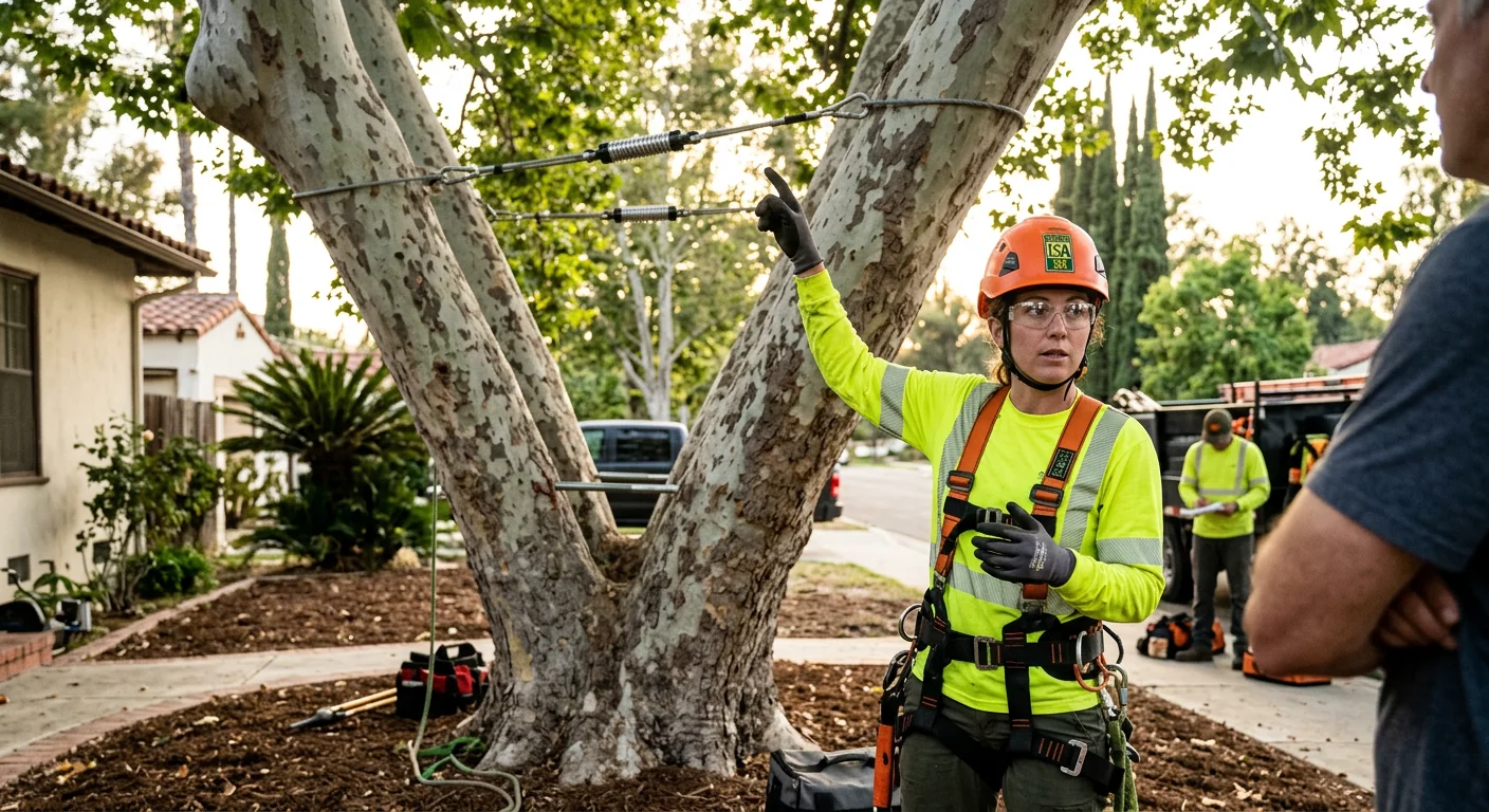 Finished Tree Service system setup by Santa Paula Tree Services